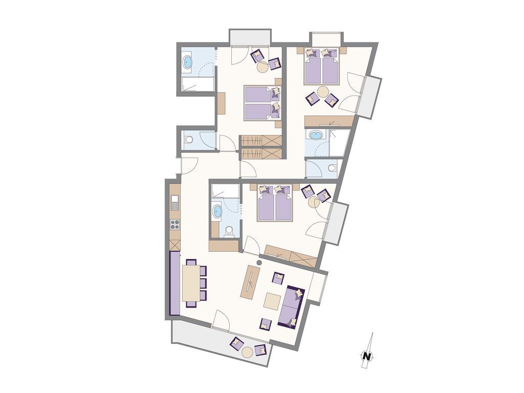 Tschuggmall Appartements Fiss Rom bilde